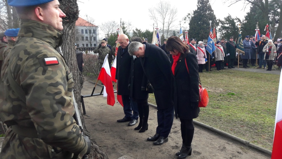 Uroczystość na cmentarzu przy ul. Kcyńskiej w Bydgoszczy. Fot. Elżbieta Rupniewska