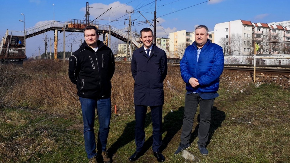 Tunel zastąpi kładkę nad torami. Fot. Agnieszka Marszał