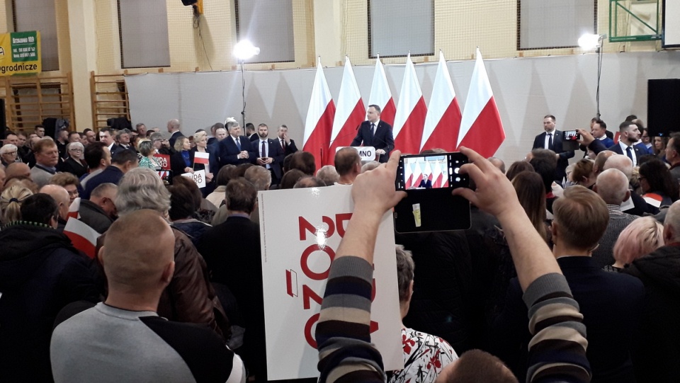 Prezydent Andrzej Duda w Chełmnie./fot. Kamila Zrośla