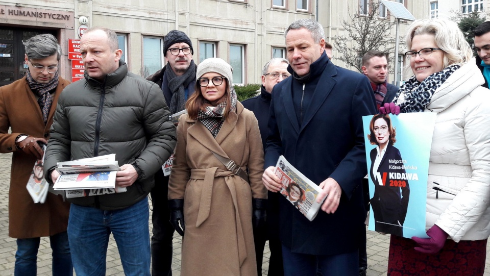Do tego, by w maju zagłosować właśnie Małgorzatę Kidawę-Błońską przekonywał m.in. prezydent Bydgoszczy Rafał Bruski. Fot. Tatiana Adonis
