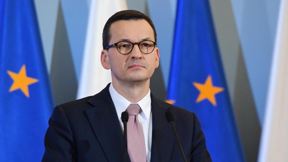 Premier Mateusz Morawiecki ogłosił stan zagrożenia epidemiologicznego w Polsce./fot. Piotr Nowak/PAP