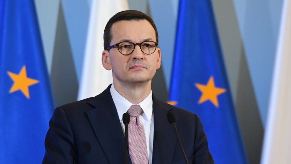 Premier Mateusz Morawiecki ogłosił stan zagrożenia epidemiologicznego w Polsce./fot. Piotr Nowak/PAP