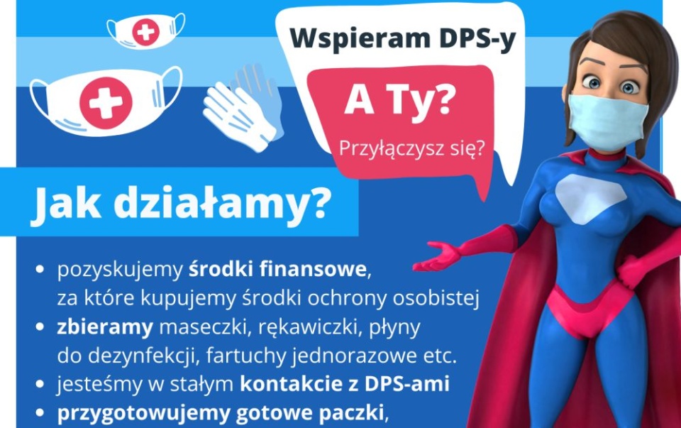 Chodzi o to, by pomóc w zapewnieniu bezpieczeństwa personelowi i podopiecznym domów pomocy społecznej/fot. nadesłane