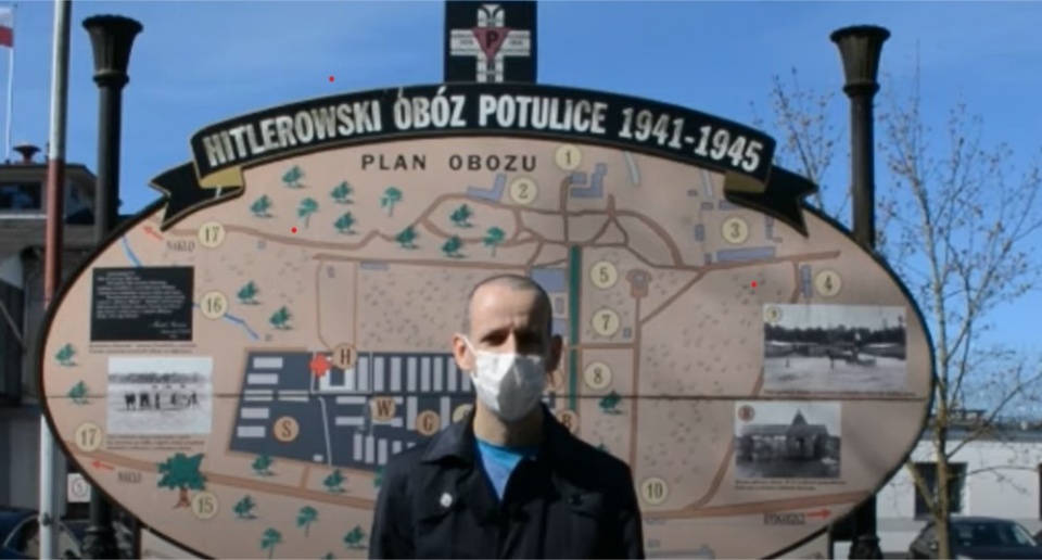 Kadr z filmu o obozie hitlerowskim w Potulicach/fot. YouTube