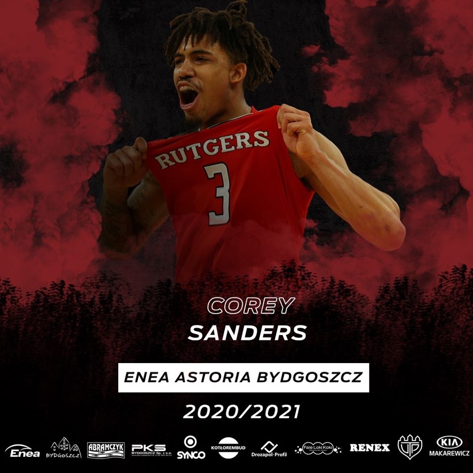 Na zdjęciu Corey Sanders. Fot. www.astoria.bydgoszcz.pl