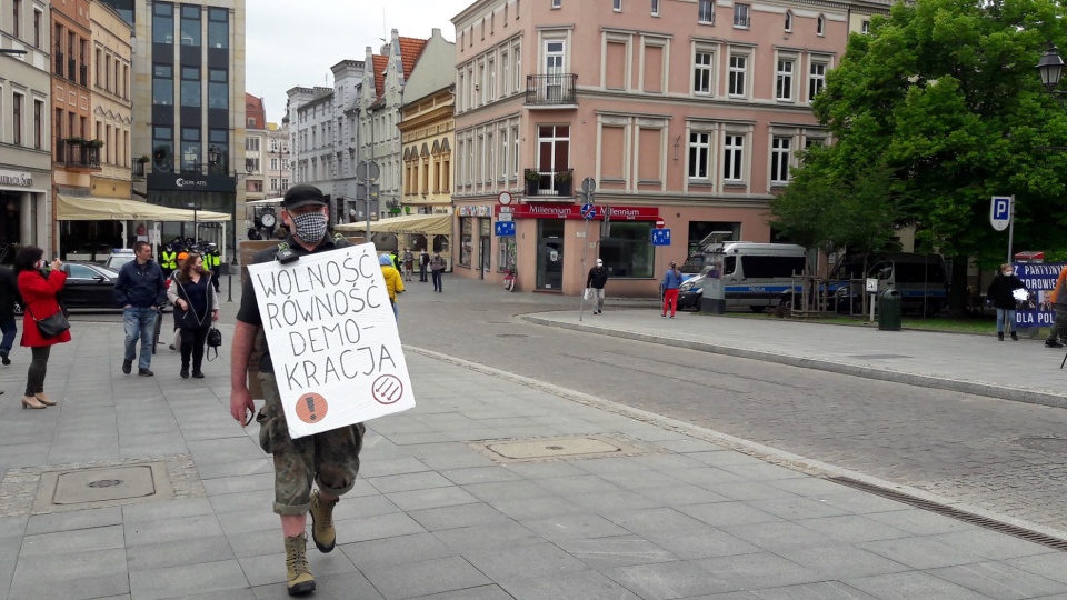 Protest na ulicy Mostowej/fot. Tatiana Adonis