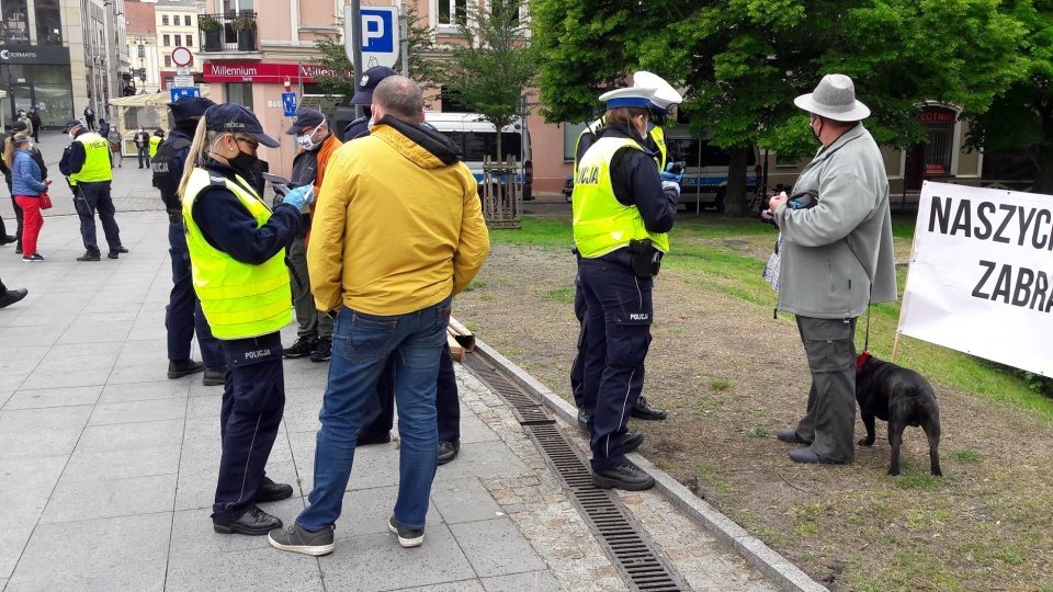 Protest na ulicy Mostowej/fot. Tatiana Adonis