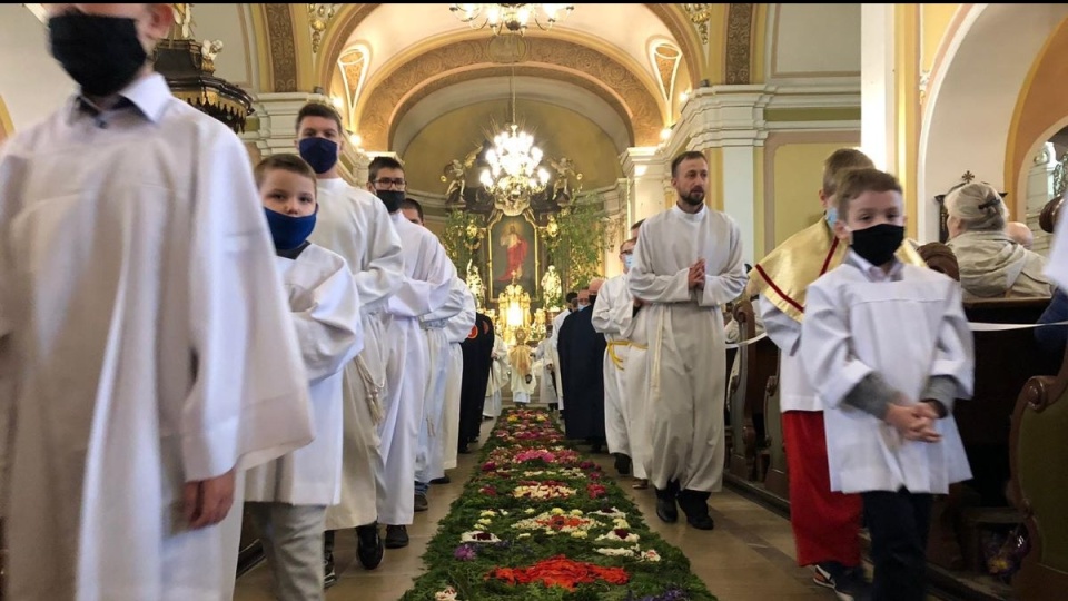 Procesja w parafii NSPJ w Bydgoszczy/fot. nadesłane