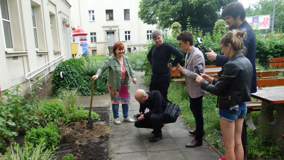 Kapsuła czasu zakopana została na terenie filii Dworu Artusa/fot. Iwona Muszytowska-Rzeszotek