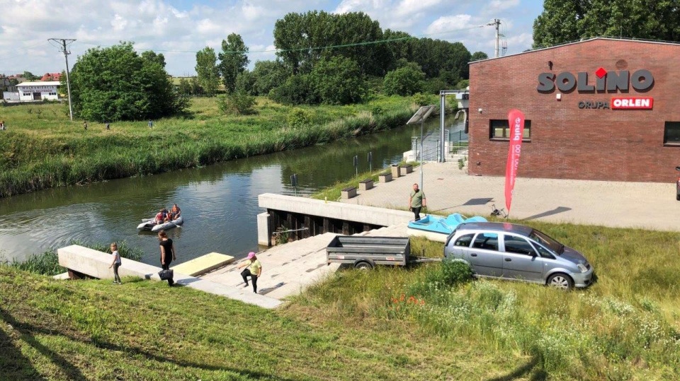 Osiemdziesiąt osób sprzątało w sobotę Noteć i jej brzegi w Inowrocławiu. Fot. Nadesłane