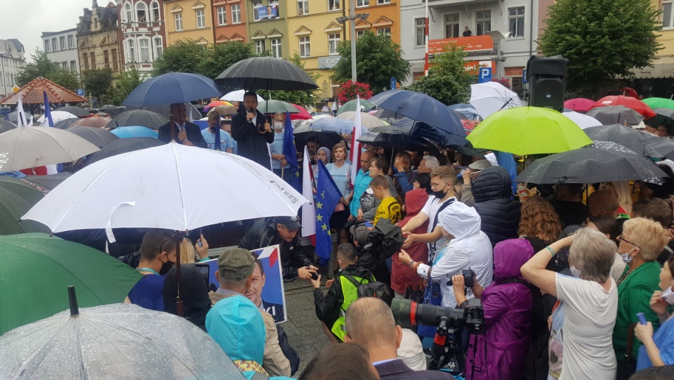 Rafał Trzaskowski w Brodnicy/fot. Katarzyna Prętkowska