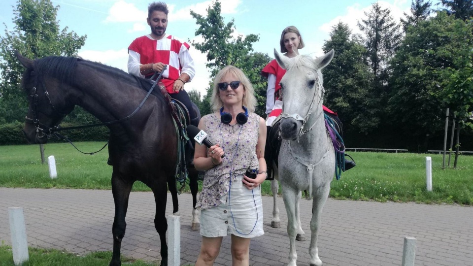 Polskie Radio PiK na Turnieju Rycerskim w Golubiu-Dobrzyniu. Fot. Nadesłane