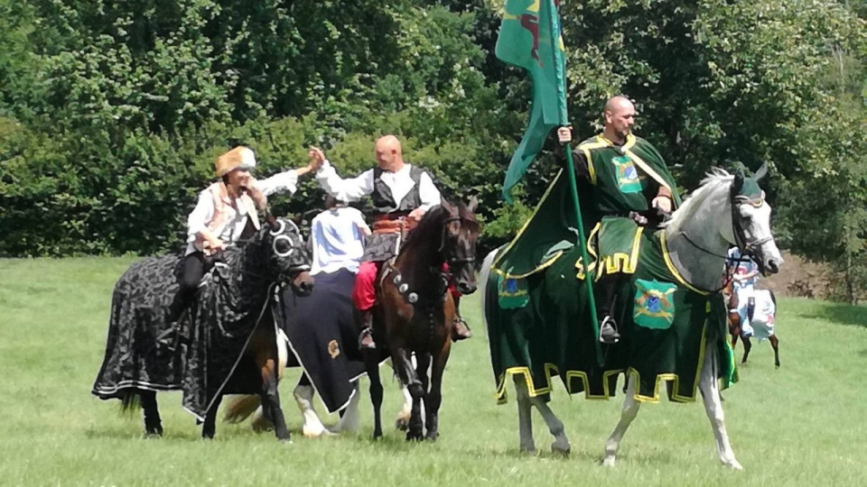 Polskie Radio PiK na Turnieju Rycerskim w Golubiu-Dobrzyniu. Fot. Monika Siwak