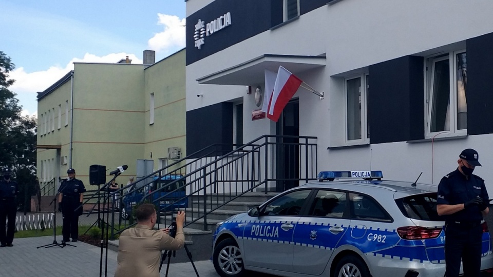 Odtworzony posterunek policji w Sadkach wygląda tak. Fot. Jolanta Fischer