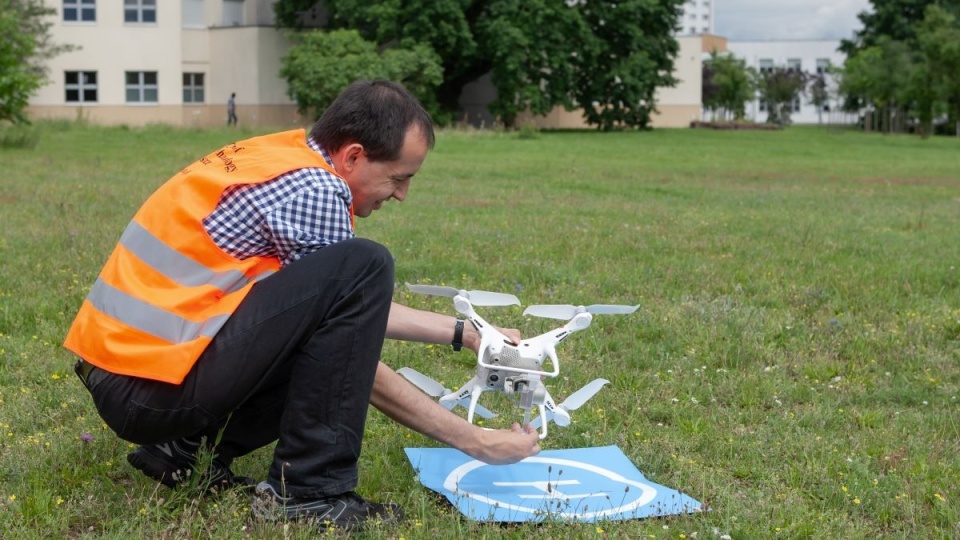 Naukowcy UTP szkolili strażaków z obsługi dronów/fot. materiały UTP