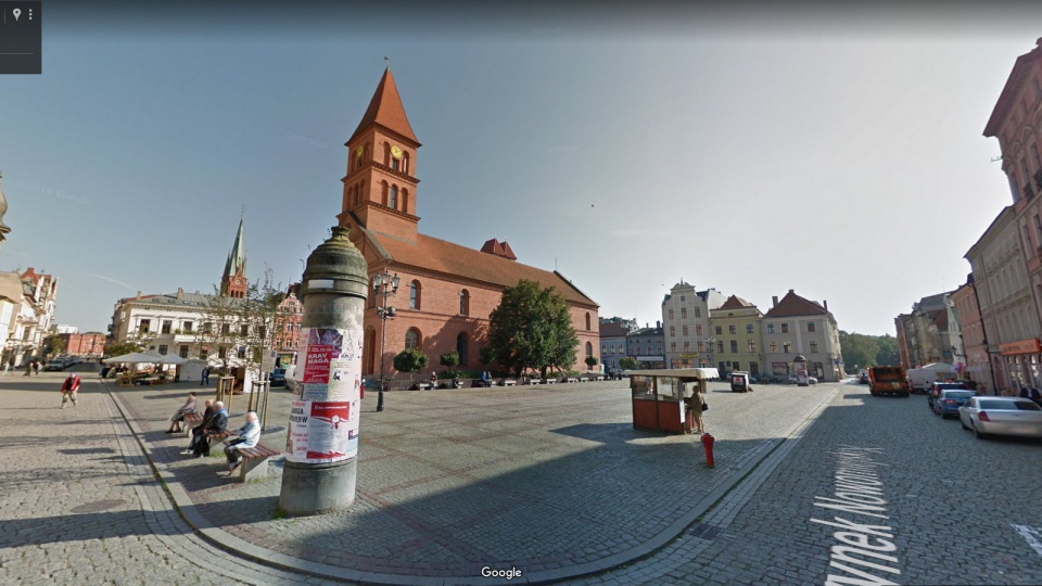 Rynek Nowomiejski w Toruniu. Fot. Google Street View
