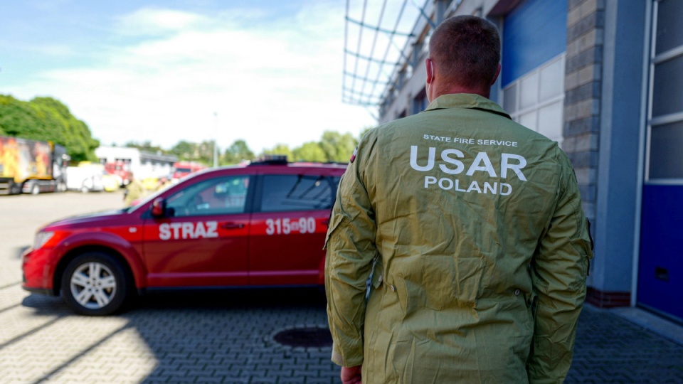 Komenda Główna Państwowej Straży Pożarnej poinformowała, że zgłosiła gotowość do natychmiastowego wyjazdu do działań ratowniczych w Libanie. Fot. PAP/Mateusz Marek