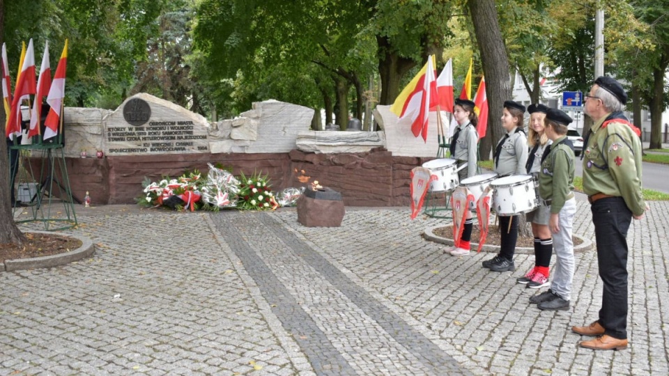 Obchody 81. rocznicy wybuchu II wojny światowej w Inowrocławiu/fot. nadesłane