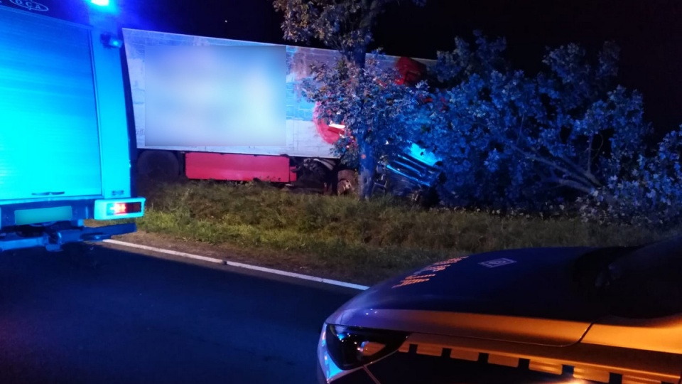 Wypadek w Brzeźnie w powiecie lipnowskim/fot. materiały policji