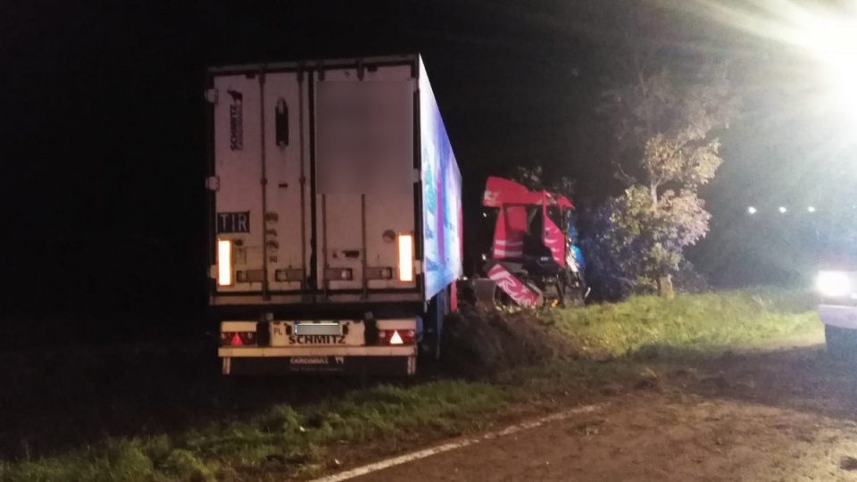 Wypadek w Brzeźnie w powiecie lipnowskim/fot. materiały policji