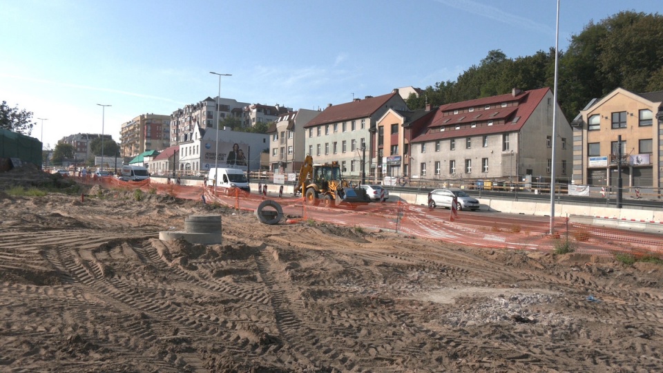 Konferencja dotycząca kursowania tramwajów na ul. Kujawskiej w Bydgoszczy/fot. Janusz Wiertel