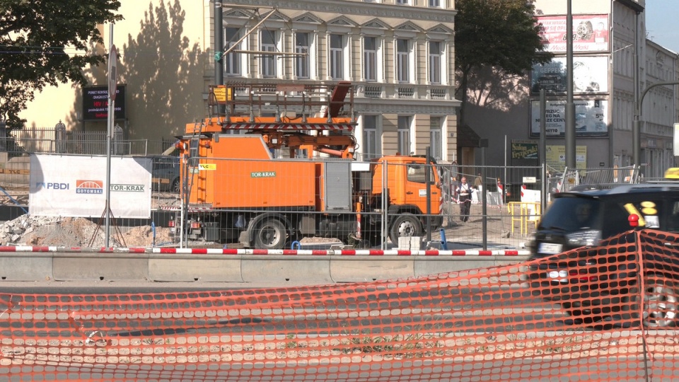 Konferencja dotycząca kursowania tramwajów na ul. Kujawskiej w Bydgoszczy/fot. Janusz Wiertel