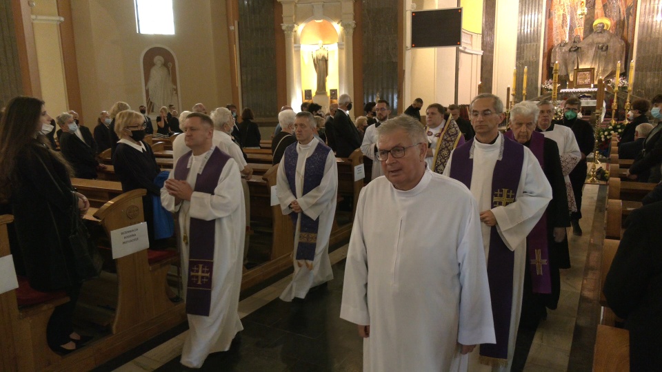 Msza pogrzebowa za duszę śp. Ewy Stąporek-Pospiech./fot. Janusz Wiertel