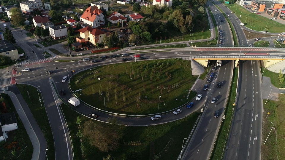 Korek na ul. Glinki, przed węzłem Glinki-al. Jana Pawła II/fot. Krzysztof Forgiel