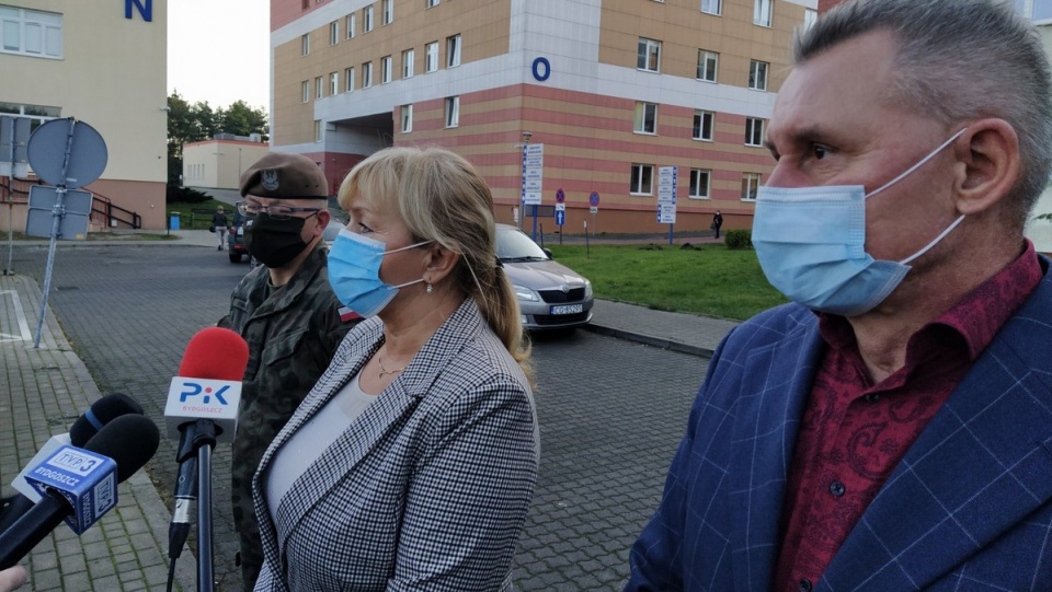 Wojsko pomaga szpitalowi w Grudziądzu/fot. Marcin Doliński