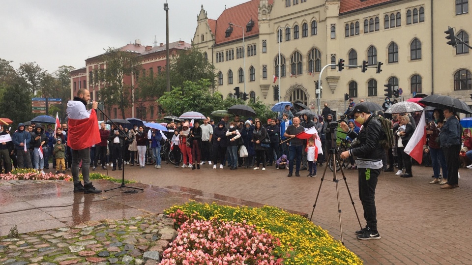 Protest w Bydgoszczy. Fot. Elżbieta Rupniewska