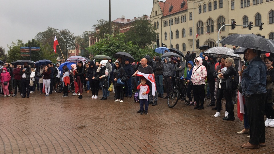 Protest w Bydgoszczy. Fot. Elżbieta Rupniewska