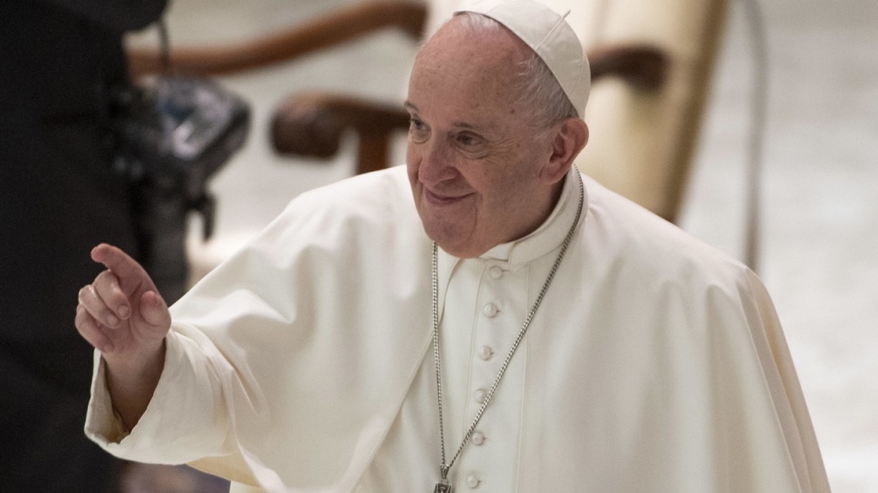 Papież Franciszek podczas audiencji/fot. PAP/EPA/MAURIZIO BRAMBATTI