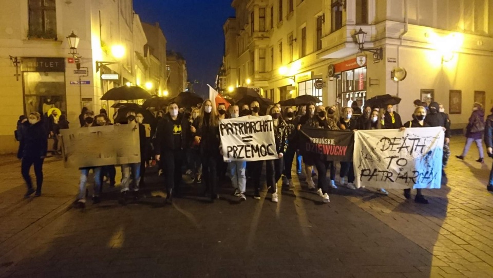 Protest w Toruniu. Fot. Michał Zaręba