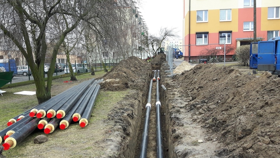 Wymiana rur na osiedlu Kopernika w Grudziądzu. Fot. Nadesłane