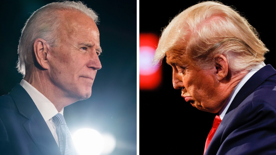 Joe Biden (z lewej) i Donald Trump. Fot. PAP?EPA