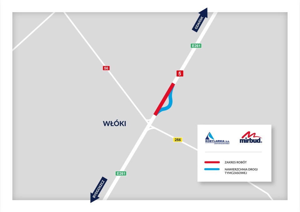 Zmiany w organizacji ruchu na budowanej trasie S5/fot. nadesłane