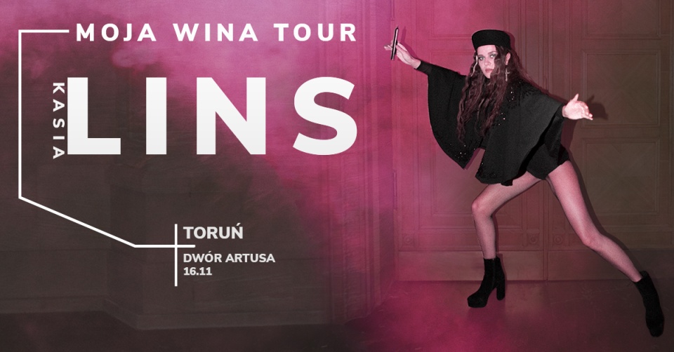 Kasia Lins promuje w poniedziałek (16 listopada) w Centrum Kultury Dwór Artusa w Toruniu swoją najnowszą płytę „Moja wina”/fot. nadesłane
