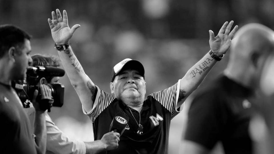 Na początku miesiąca Maradona spędził 10 dni w szpitalu z objawami anemii, odwodnienia i depresji. Przeszedł także operację mózgu. Fot. PAP/EPA