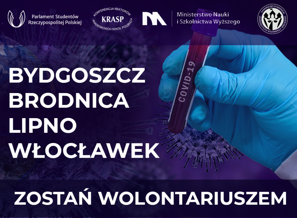 Wojewódzka Stacja Sanitarno - Epidemiologiczna w Bydgoszczy chętnie przyjmie pomoc wolontariuszy./fot. ukw.edu.pl