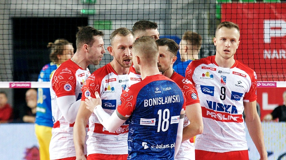 Siatkarze Visły nadal walczą o jak najwyższe miejsce przed play off. Fot. BKS Visła Proline Bydgoszcz/Mateusz Bosiacki
