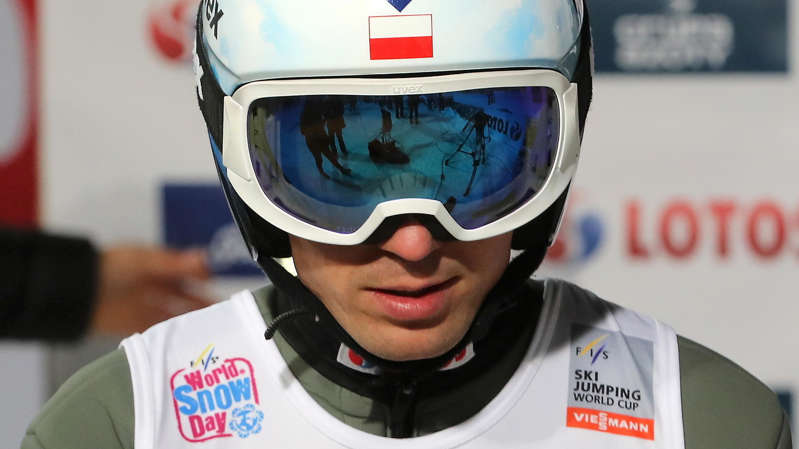 Kamil Stoch zdobył w Zakopanem tytuł mistrza Polski w skokach narciarskich. /fot. Grzegorz Momot/PAP