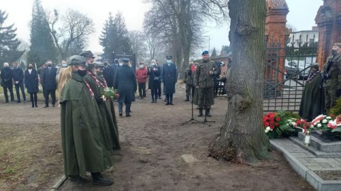 Narodowy Dzień Pamięci Żołnierzy Wyklętych - uroczystość na cmentarzu przy ul. Kcyńskiej w Bydgoszczy/fot. Jolanta Fischer