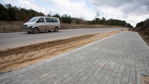 Trwa gruntowna modernizacja drogi wojewódzkiej nr 559 z Lipna do Jasienia (powiat lipnowski)/fot. Mikołaj Kuras, materiały UM