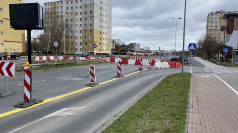 W środę (7 kwietnia) późnym popołudniem udostępnione do ruchu zostaną kolejne przebudowane odcinki jezdni ulic L. Solskiego (w kierunku ronda Kujawskiego) oraz Kujawskiej (w stronę ronda Inowrocławskiego). Fot. Tomasz Kaźmierski