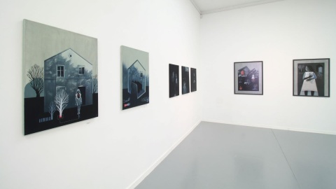 Wystawa malarstwa Magdaleny Rucińskiej pt. „Międzyprzestrzeń” otwarta została w bydgoskiej Galerii Miejskiej bwa/fot. nadesłane