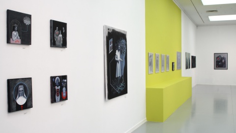 Wystawa malarstwa Magdaleny Rucińskiej pt. „Międzyprzestrzeń” otwarta została w bydgoskiej Galerii Miejskiej bwa/fot. nadesłane