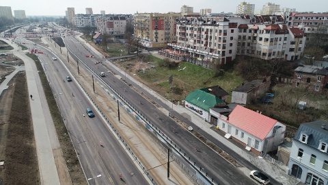 Ul. Kujawska w Bydgoszczy/fot. Dronfor Krzysztof Forgiel