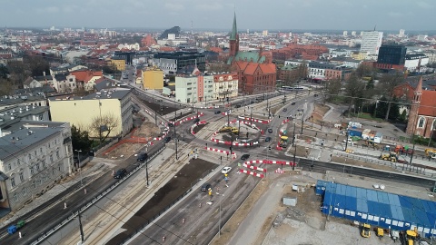 Ul. Kujawska w Bydgoszczy/fot. Dronfor Krzysztof Forgiel