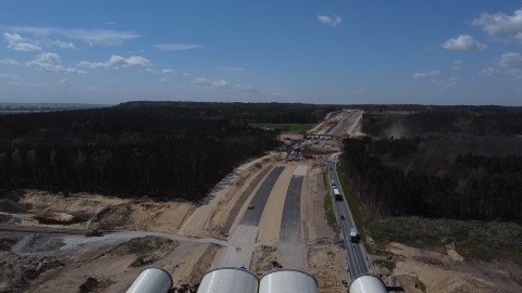 Budowana trasa S5 w okolicach Nowych Marz/fot. materiały UW