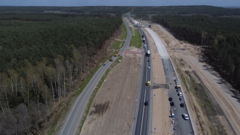 Budowana trasa S5 w okolicach Nowych Marz/fot. materiały UW